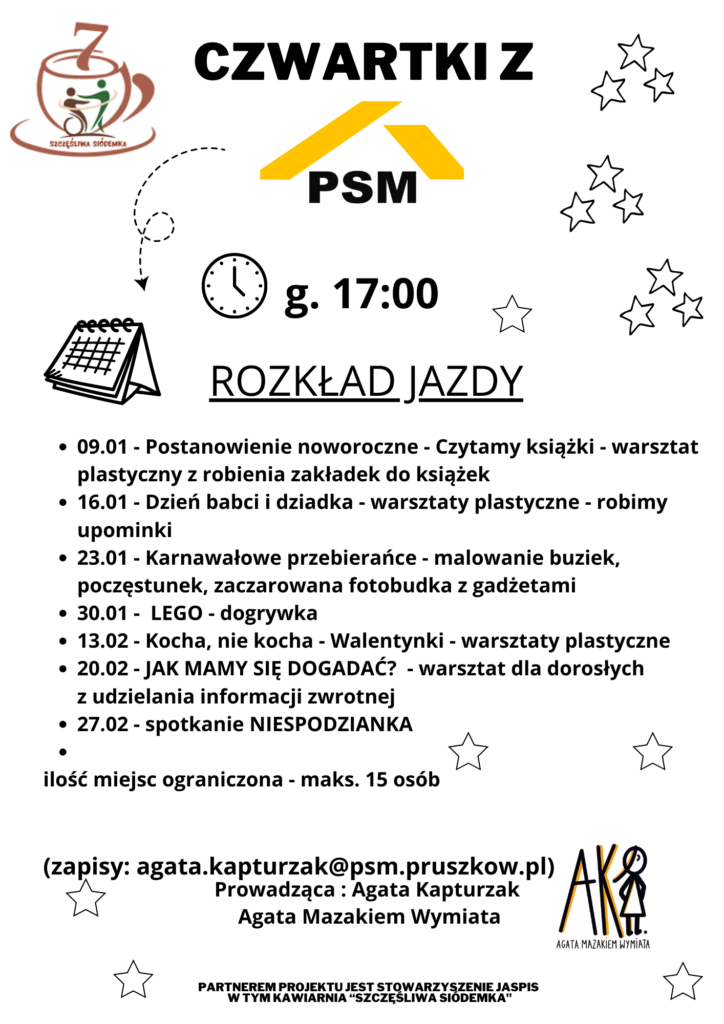 Czwartki z PSM – Styczeń i Luty 2025