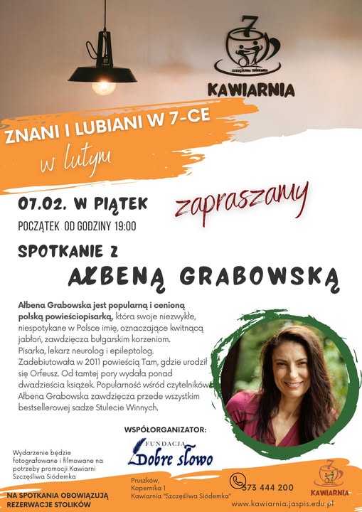 Znani i lubiani w 7-ce – Spotkanie z Ałbeną Grabowską