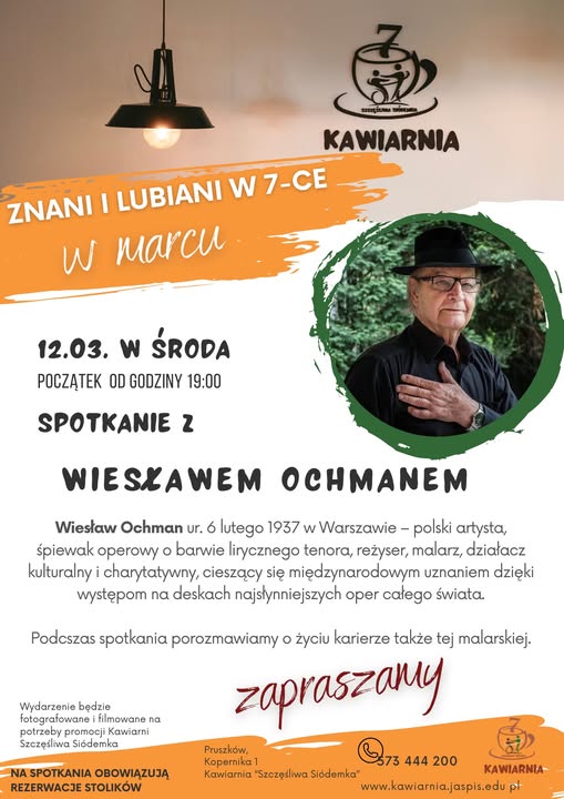 Znani i lubiani w 7-ce – Spotkanie z Wiesławem Ochmanem