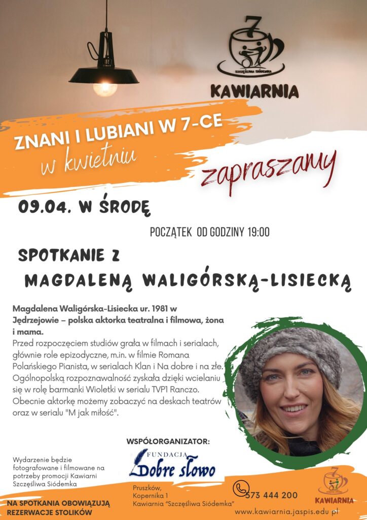 Znani i lubiani w 7-ce – Magdalena Waligórska-Lisiecka