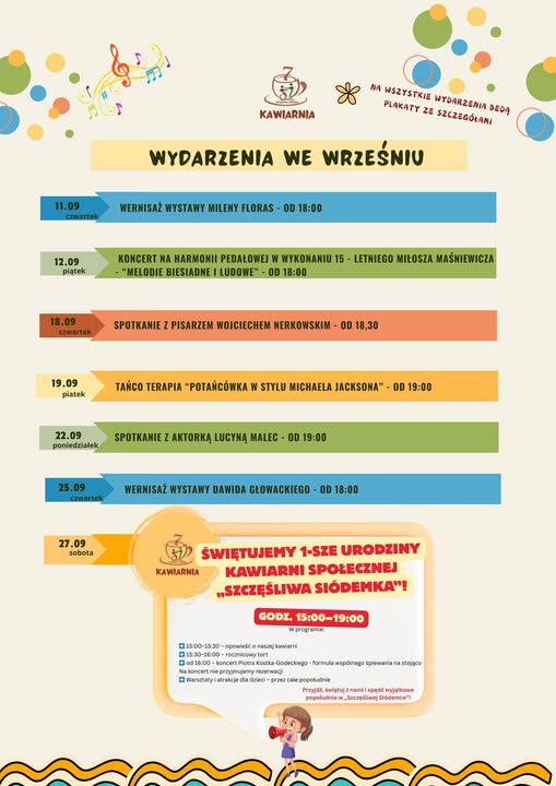 Wydarzenia we wrześniu 2025