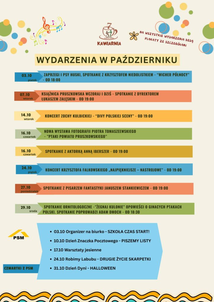 Wydarzenia w październiku 2025